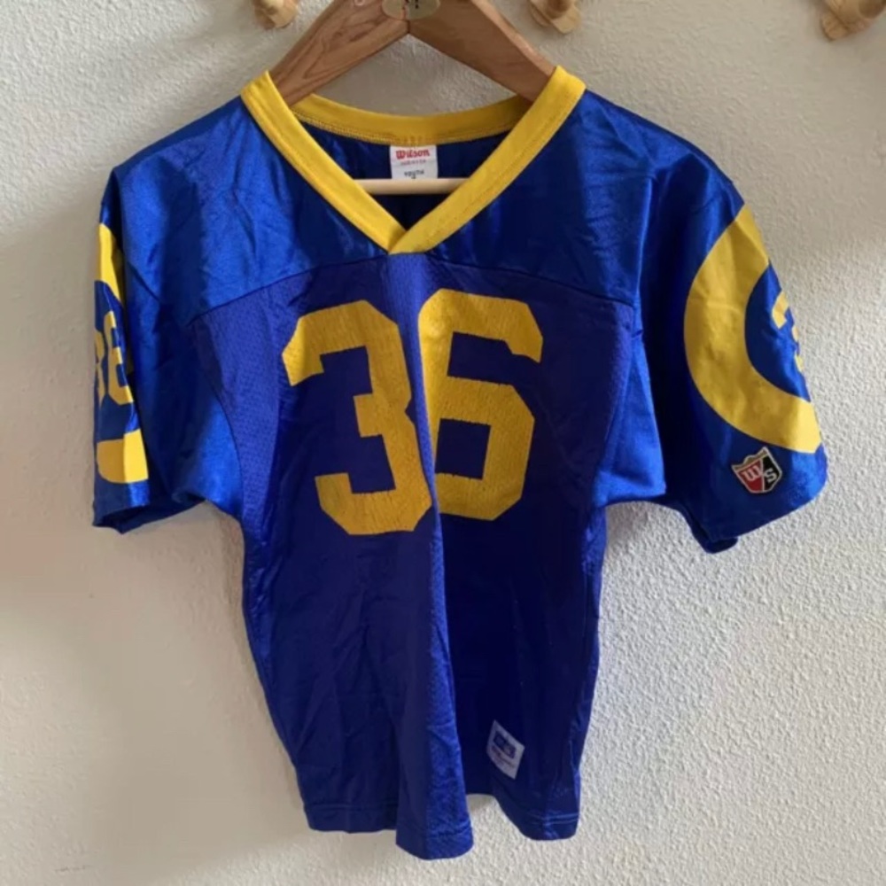 Vtg Jerome Bettis Jersey YOUTH MEDIUM wilson